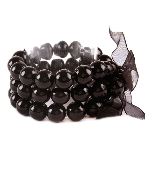 Acrylic Bead Multi Stackable Elastic Bracelet