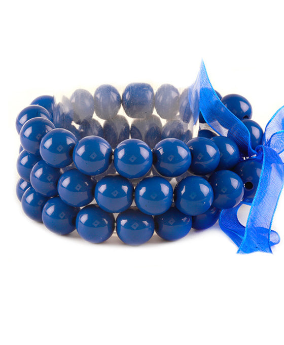 Acrylic Bead Multi Stackable Elastic Bracelet