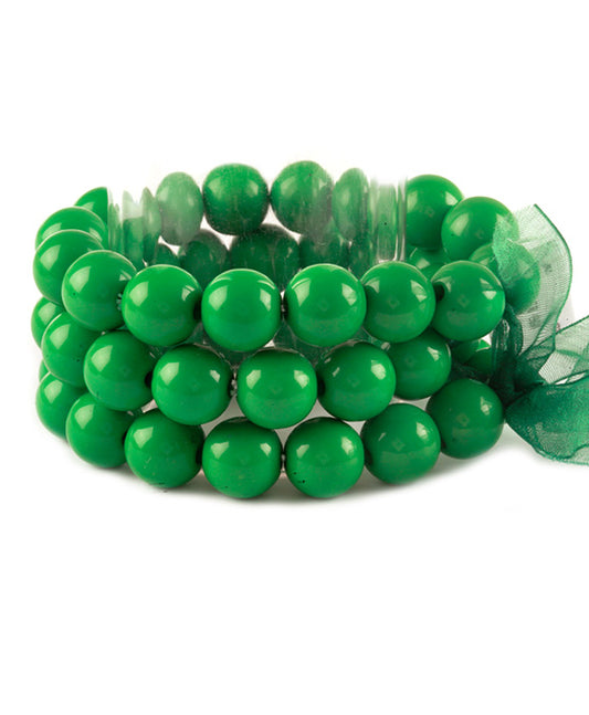 Acrylic Bead Multi Stackable Elastic Bracelet