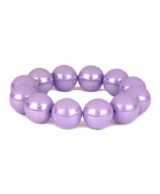 Bead AB Coating Elastic Bracelet