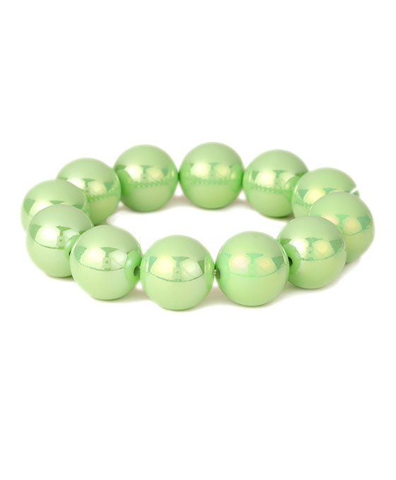 Bead AB Coating Elastic Bracelet