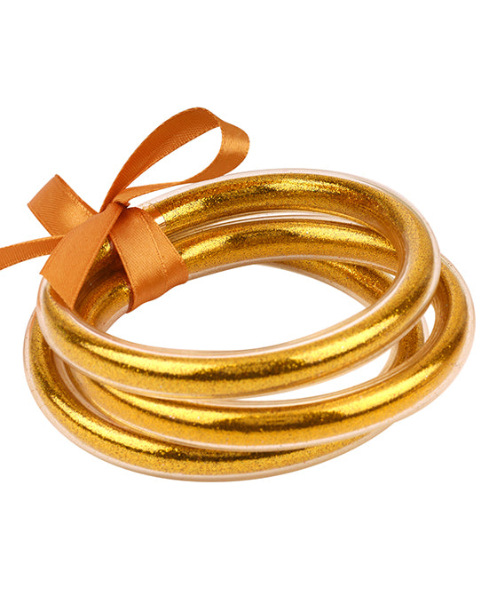 Plastic Tube Glitter Multi Stackable Bracelet