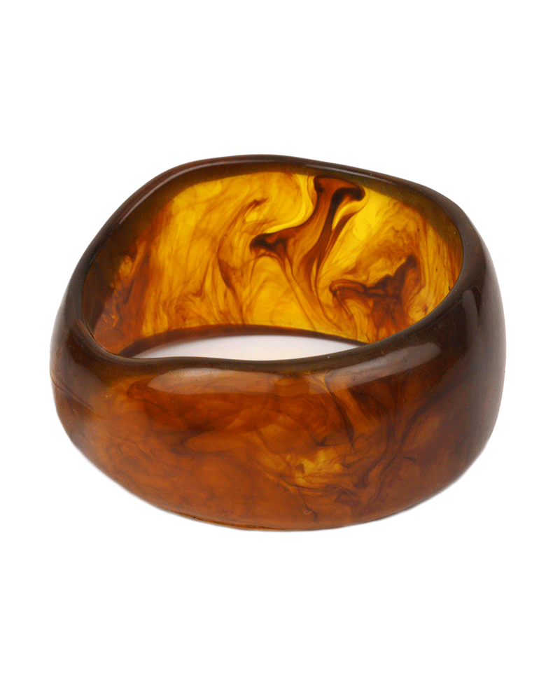 Acetate Resin Bangle Bracelet