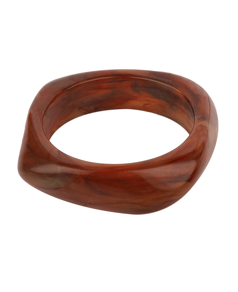 Plastic Resin Bangle Bracelet