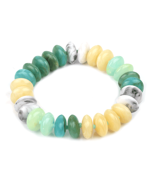 Marble Bead Elastic Bracelet
