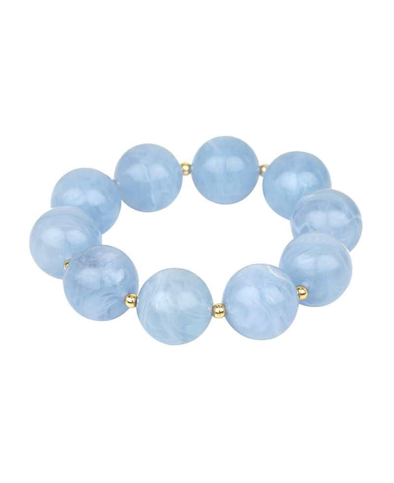 Marble Bead Elastic Bracelet