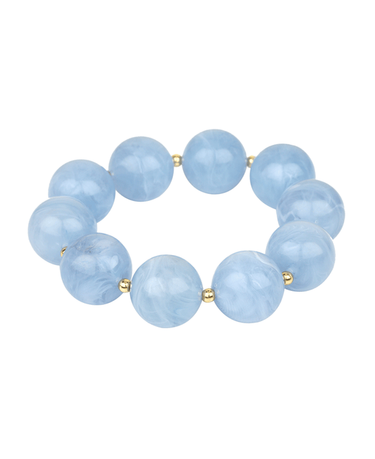 Marble Bead Elastic Bracelet
