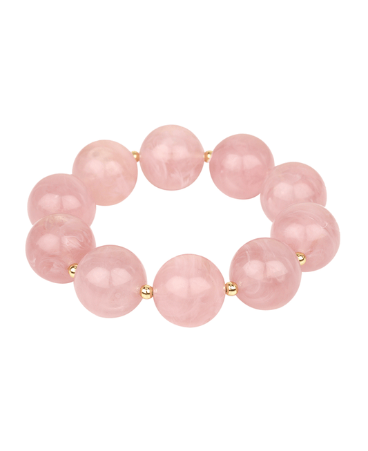 Marble Bead Elastic Bracelet