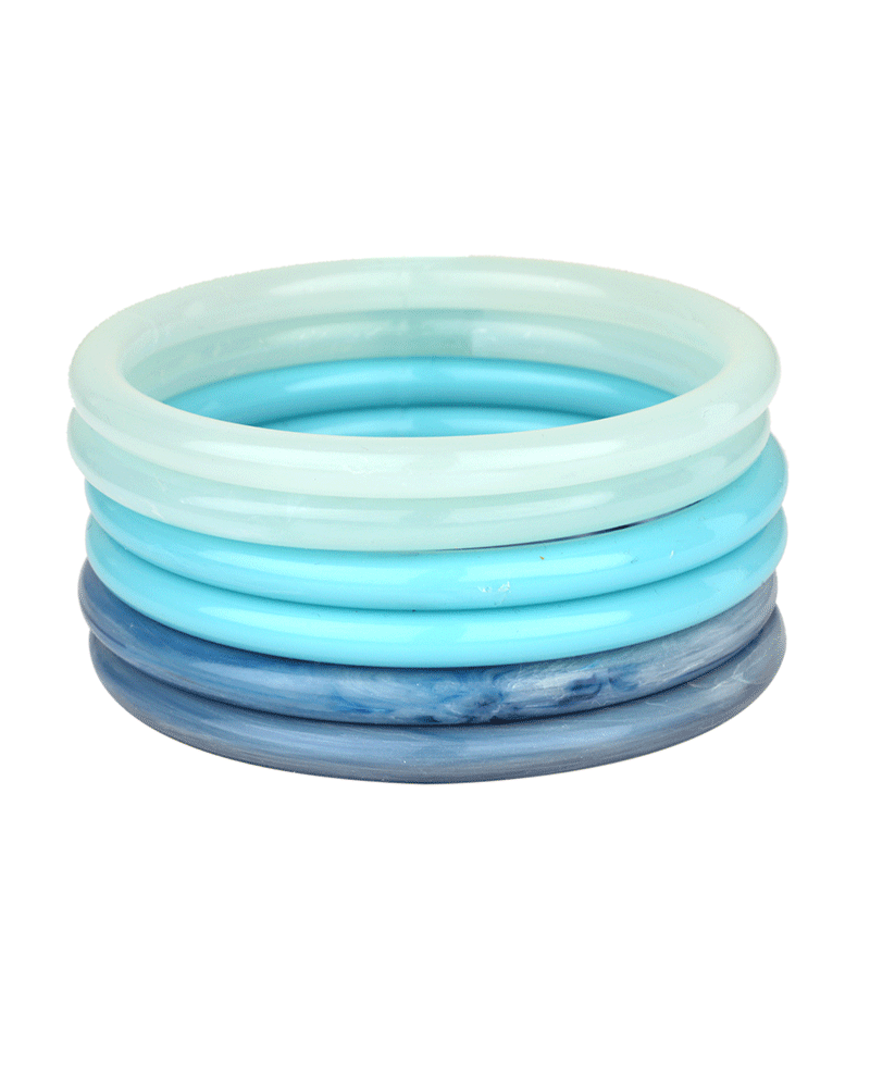 Marble Multi Bangle Bracelet