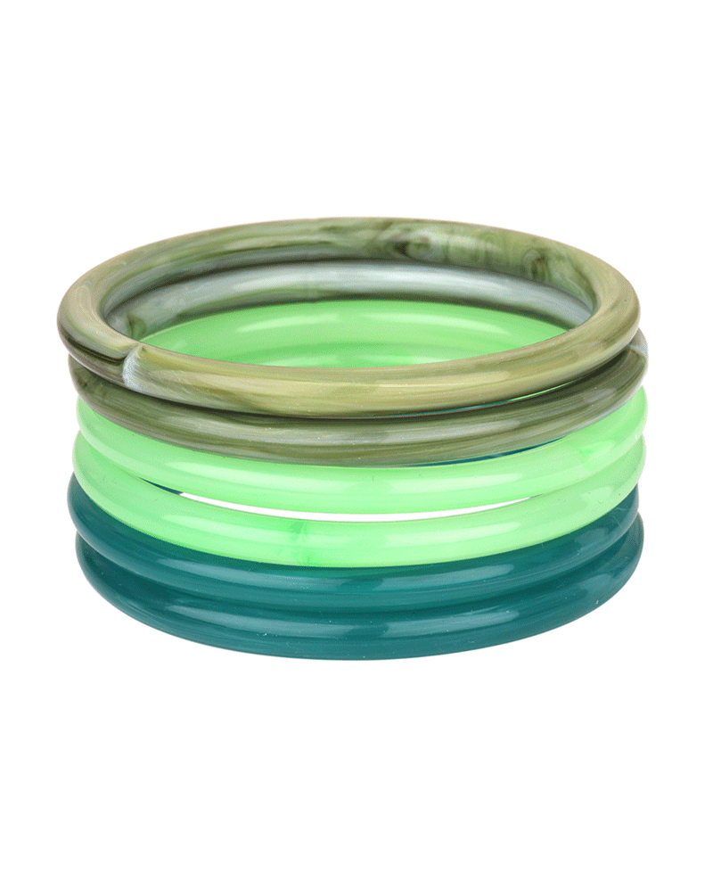 Marble Multi Bangle Bracelet