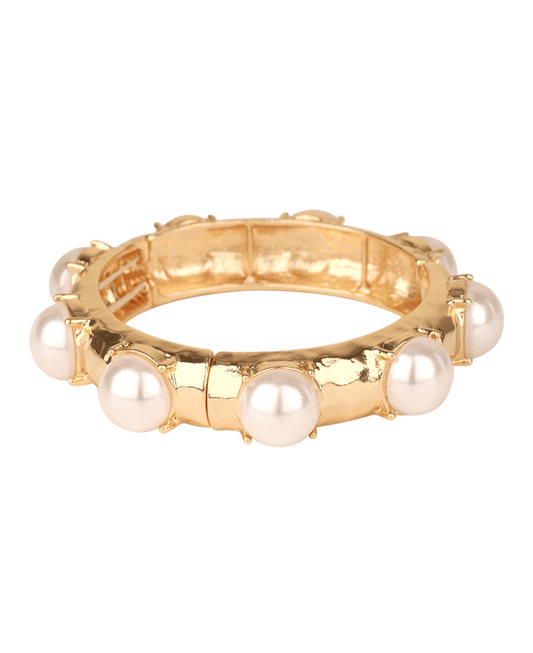Pearl Accent Elastic Bracelet