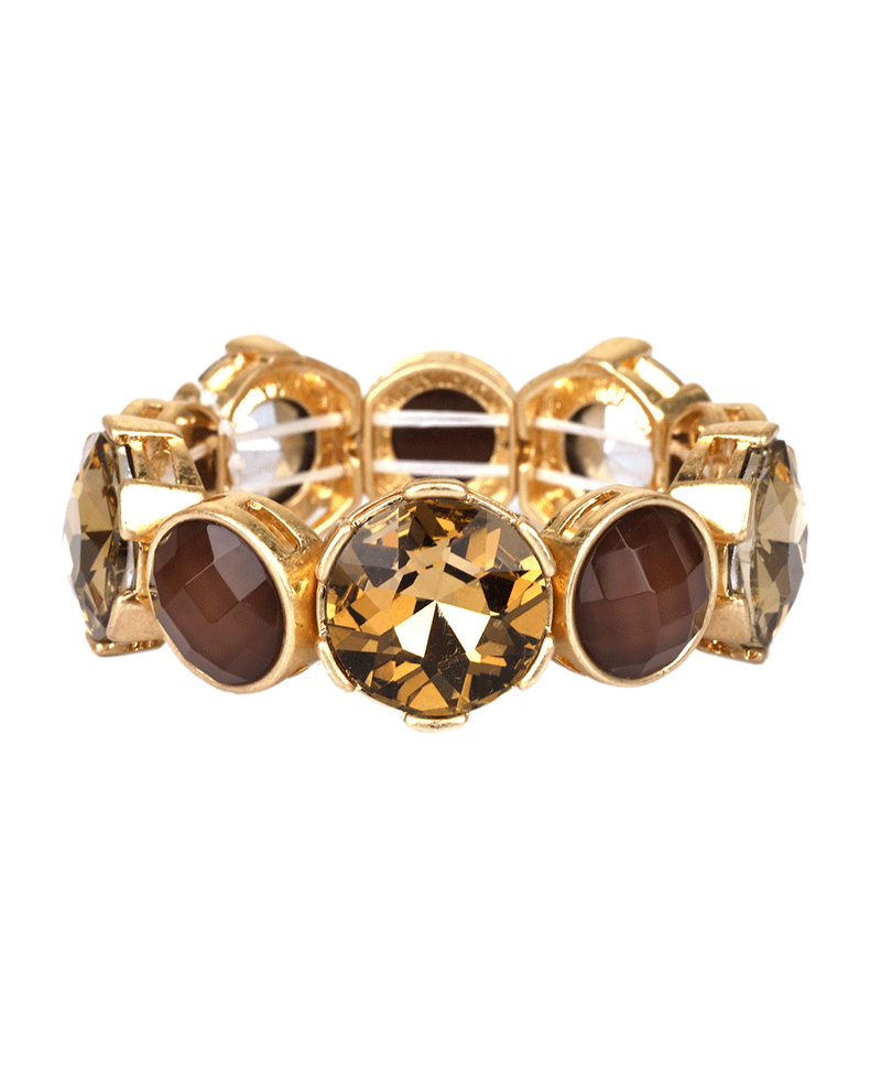 Epoxy Stone Elastic Bracelet