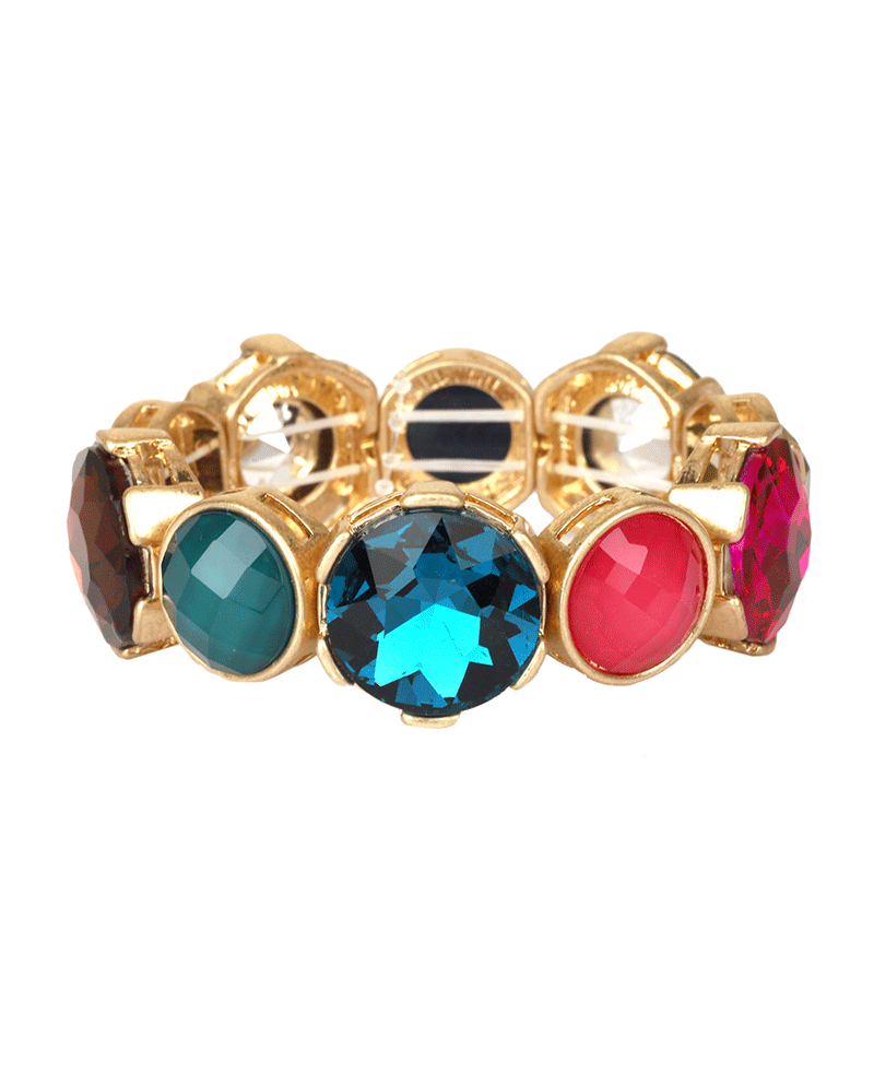 Epoxy Stone Elastic Bracelet