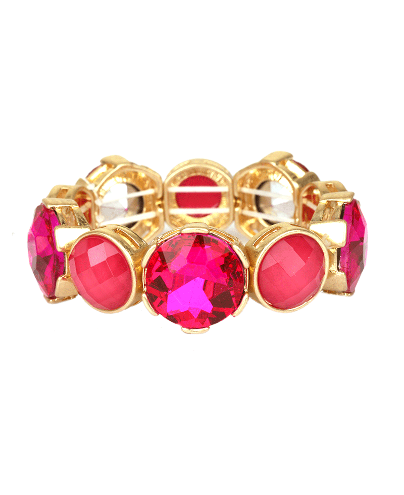 Epoxy Stone Elastic Bracelet