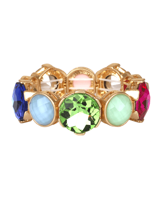 Epoxy Stone Elastic Bracelet