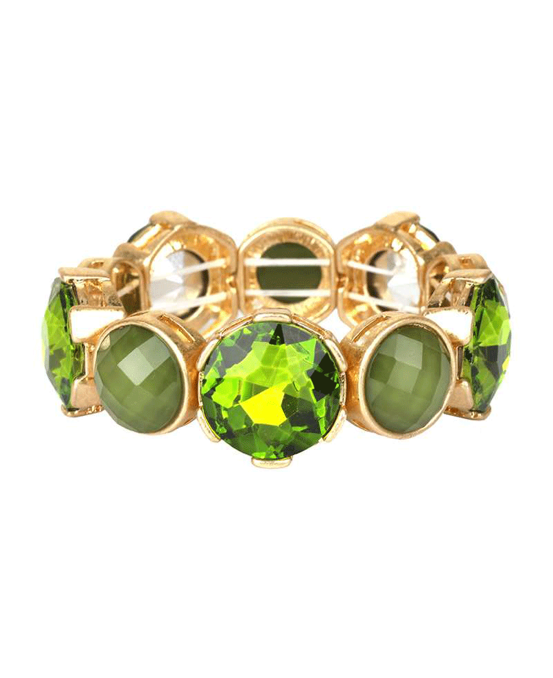Epoxy Stone Elastic Bracelet