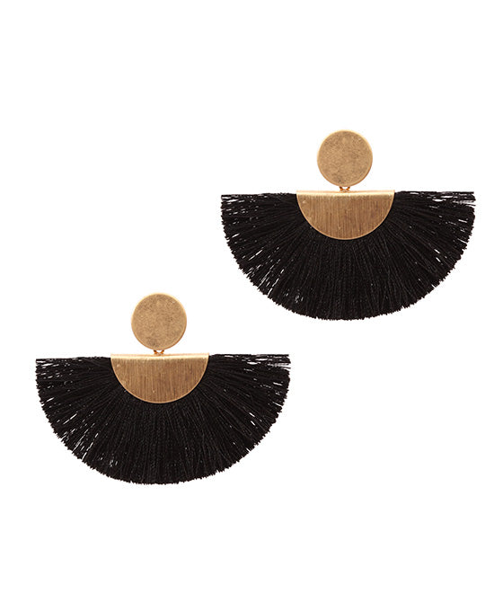Metal Thread Post Earring