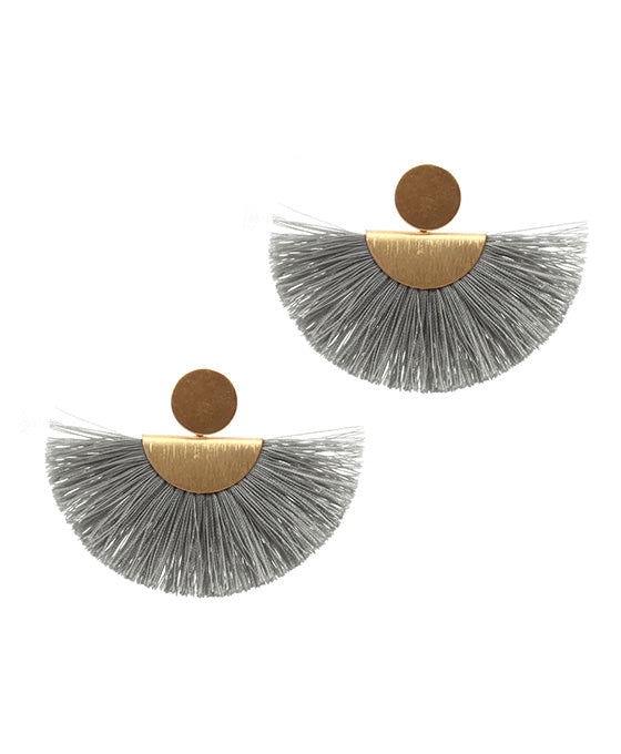 Metal Thread Post Earring