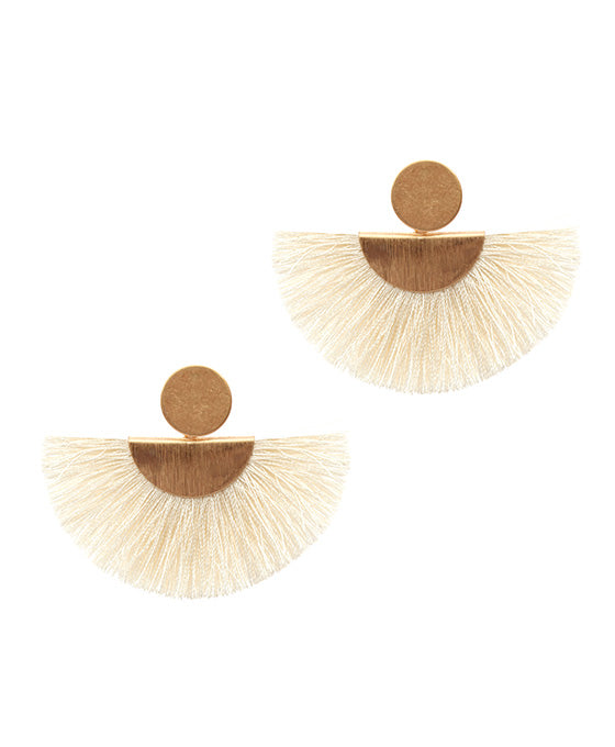 Metal Thread Post Earring