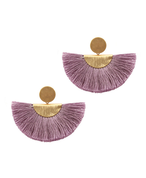 Metal Thread Post Earring