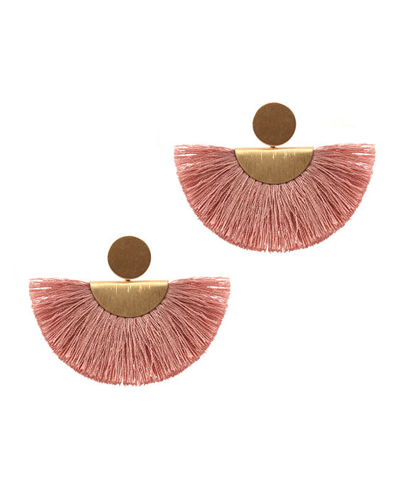 Metal Thread Post Earring
