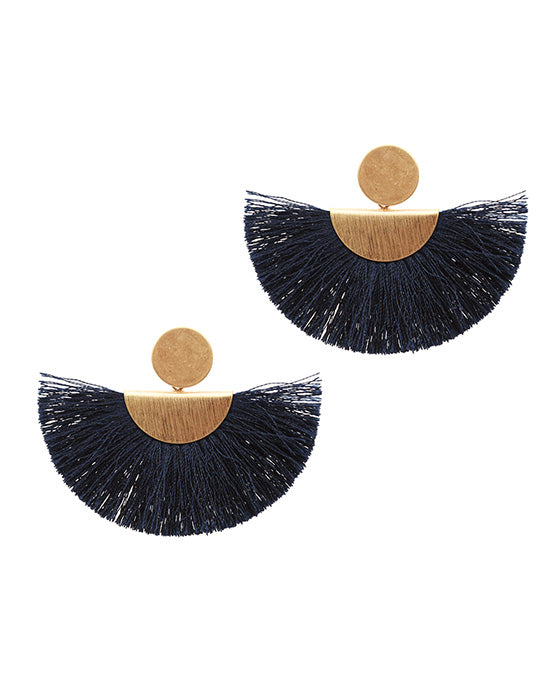 Metal Thread Post Earring