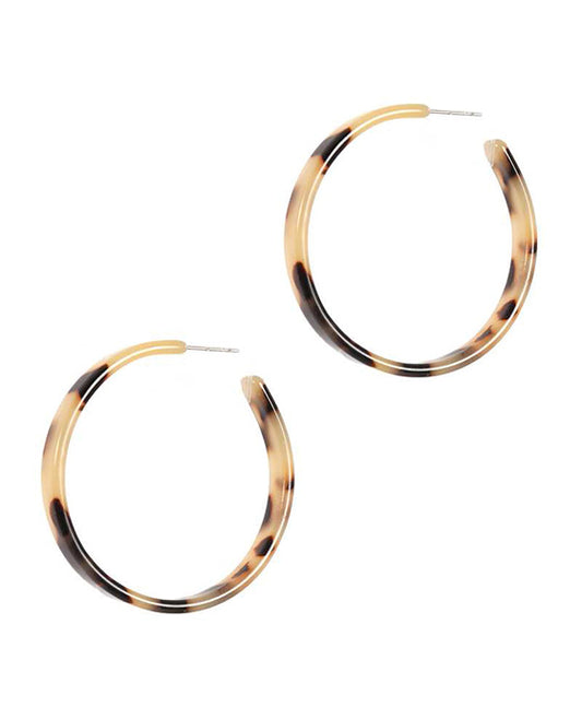 50mm Acetate Hoop Earring