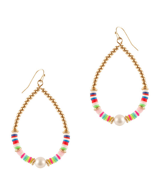 Fimo CCB Teardrop Earring
