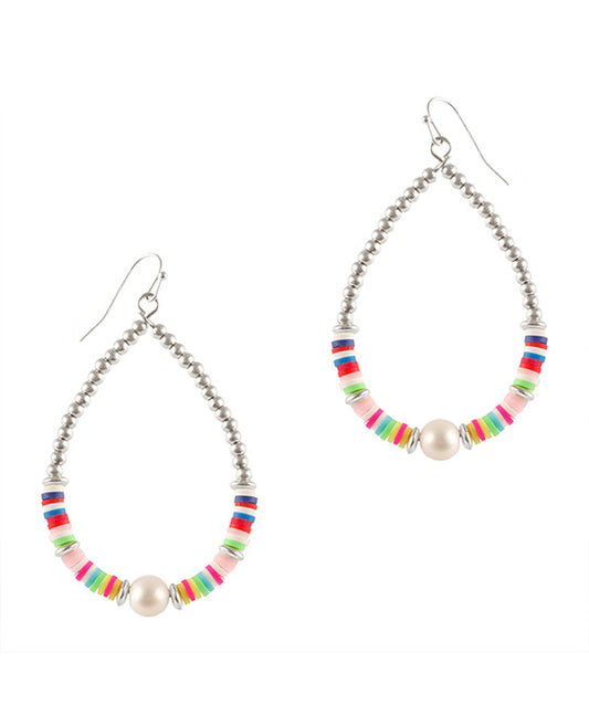 Fimo CCB Teardrop Earring