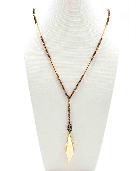 Tear Drop Bead Necklace