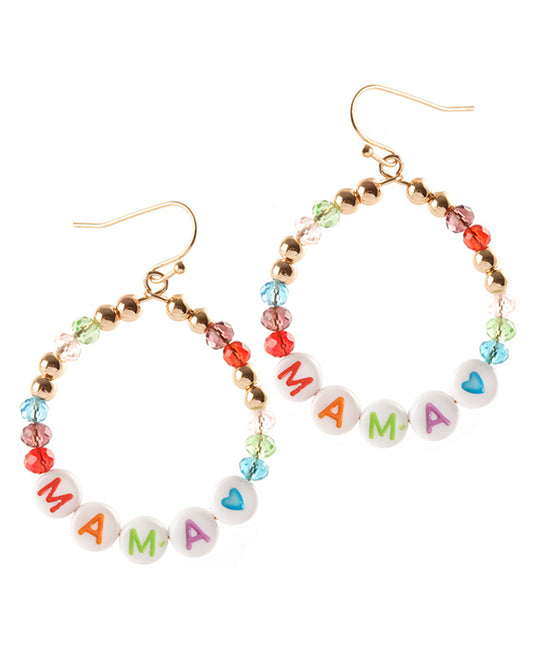 Mama Glass Bead Earring