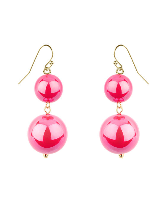 AB Coating Ball Earring