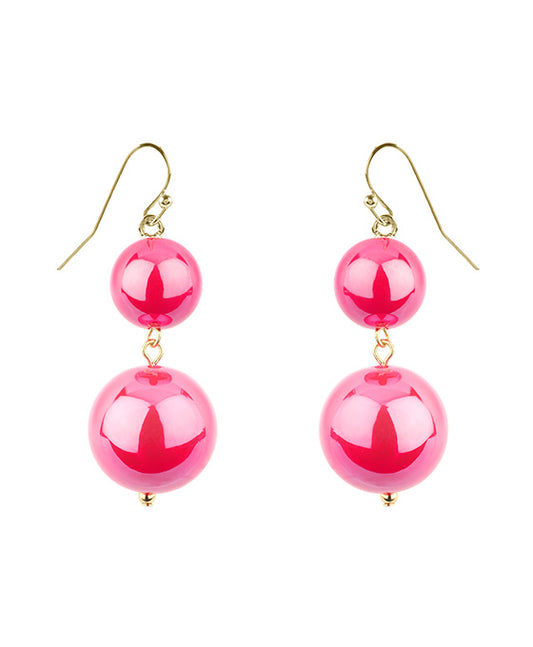 AB Coating Ball Earring