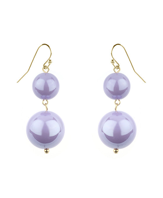 AB Coating Ball Earring