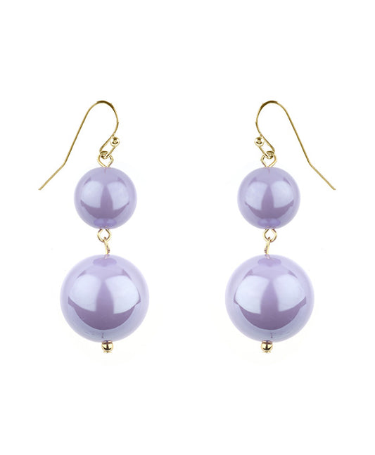AB Coating Ball Earring