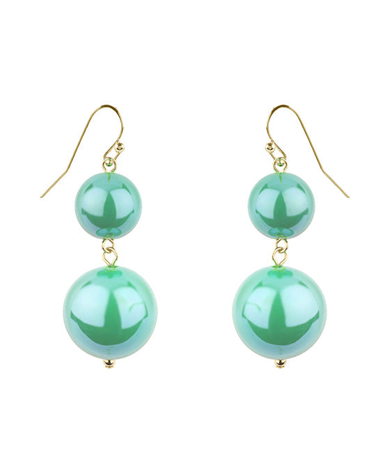 AB Coating Ball Earring