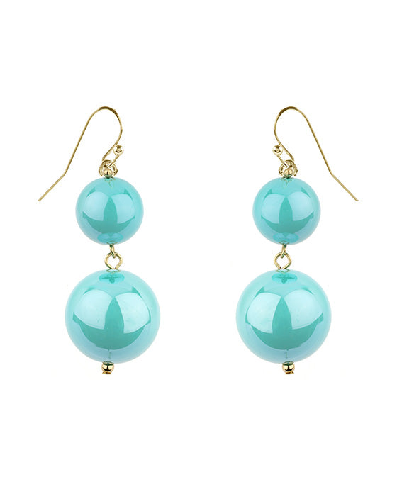 AB Coating Ball Earring