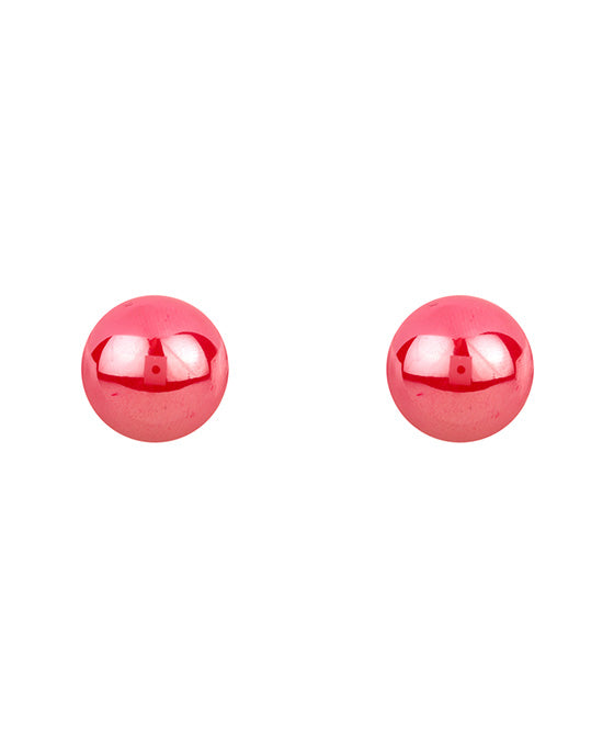 Bead AB Coating Post Earring