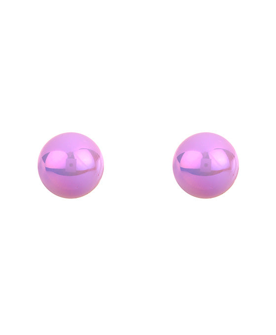 Bead AB Coating Post Earring