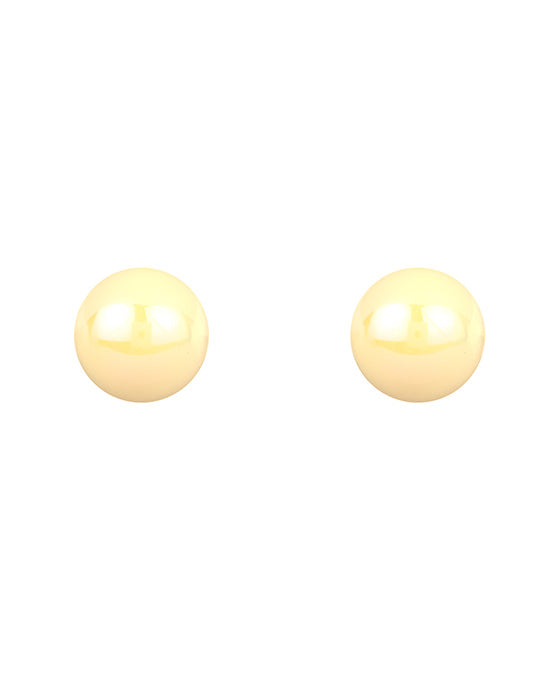 Bead AB Coating Post Earring