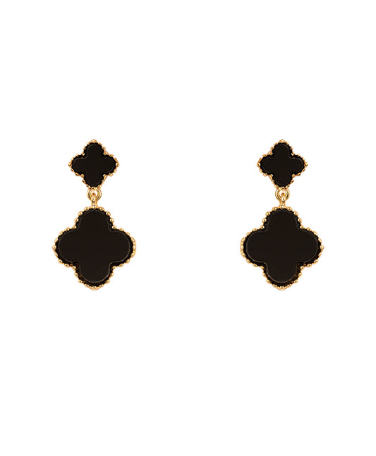 10 & 15mm Shell Post Clover Earring