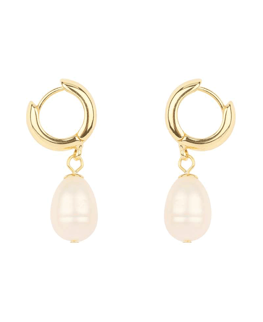 Fresh Water Pearl Huggie Earring