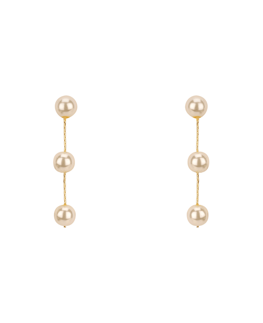 Pearl Drop Post Earring