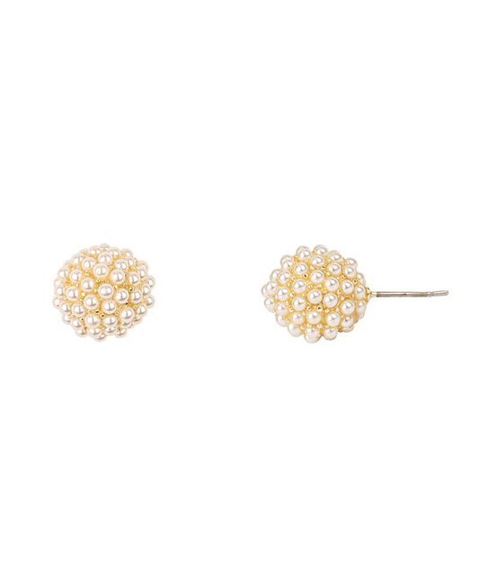 Pearl Caviar 12mm Post Earring