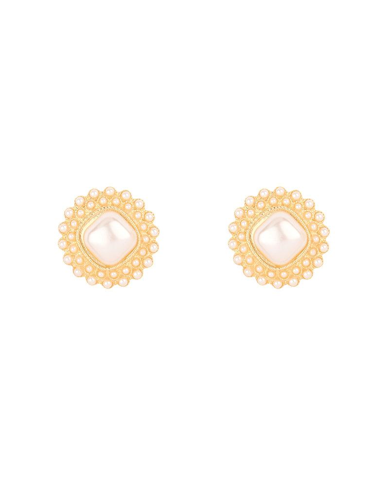 Pearl Caviar Post Earring