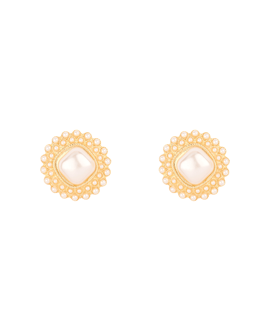 Pearl Caviar Post Earring