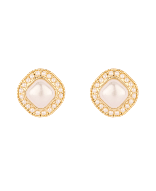 Pearl Caviar Post Earring