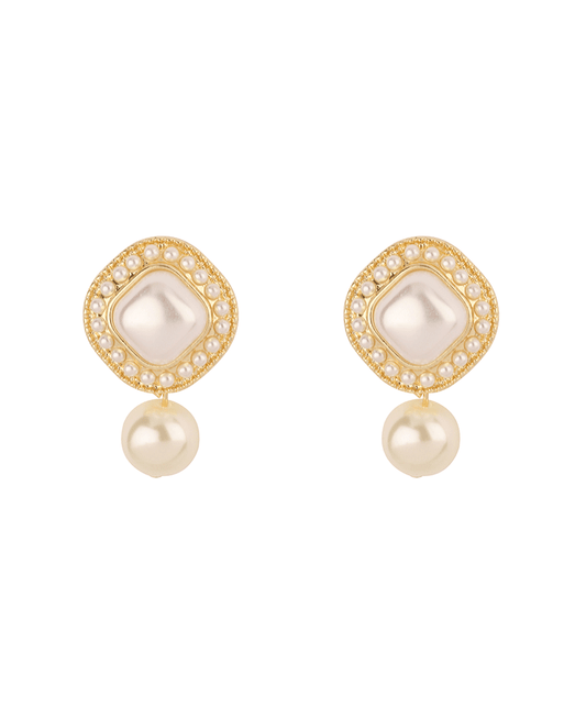 Pearl Post Earring