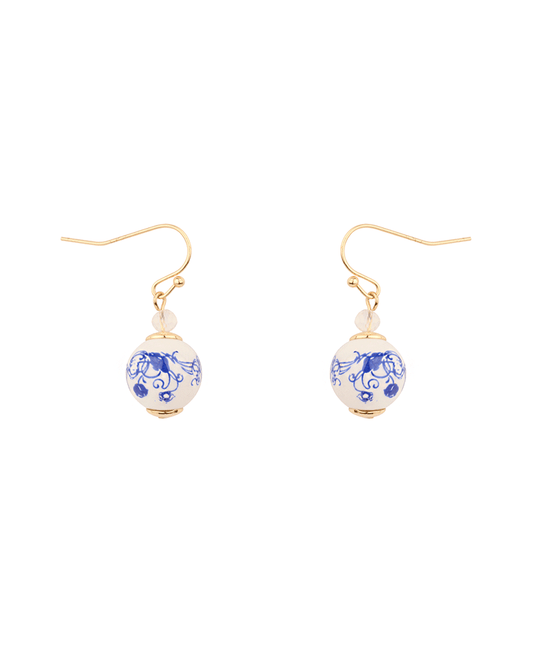 Ceramic Ball Earring