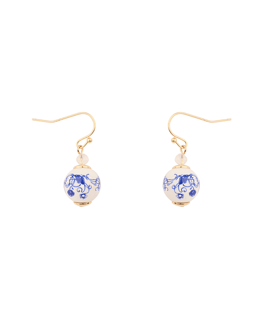 Porcelain Hook Earring